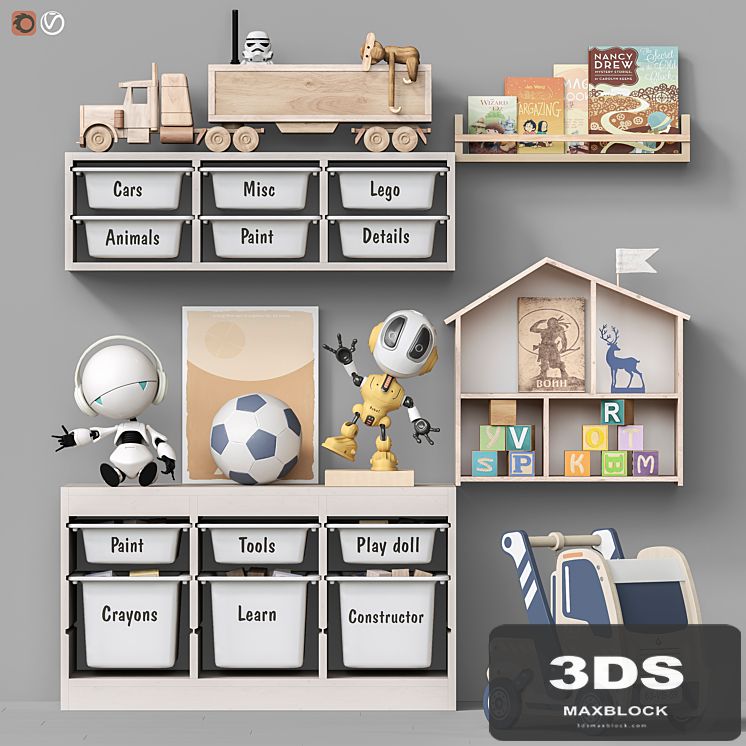 Toys and furniture set 108