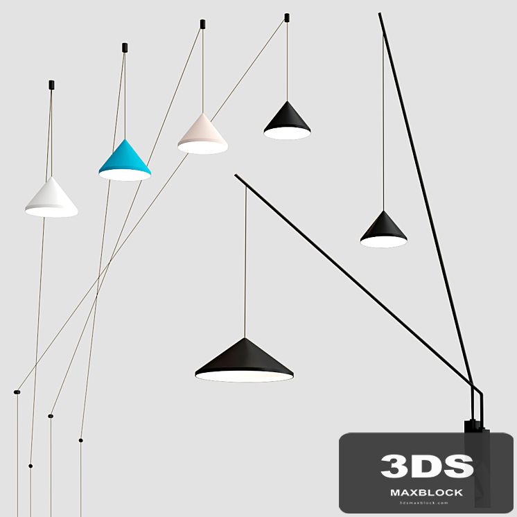 North wall lamp collection by Vibia