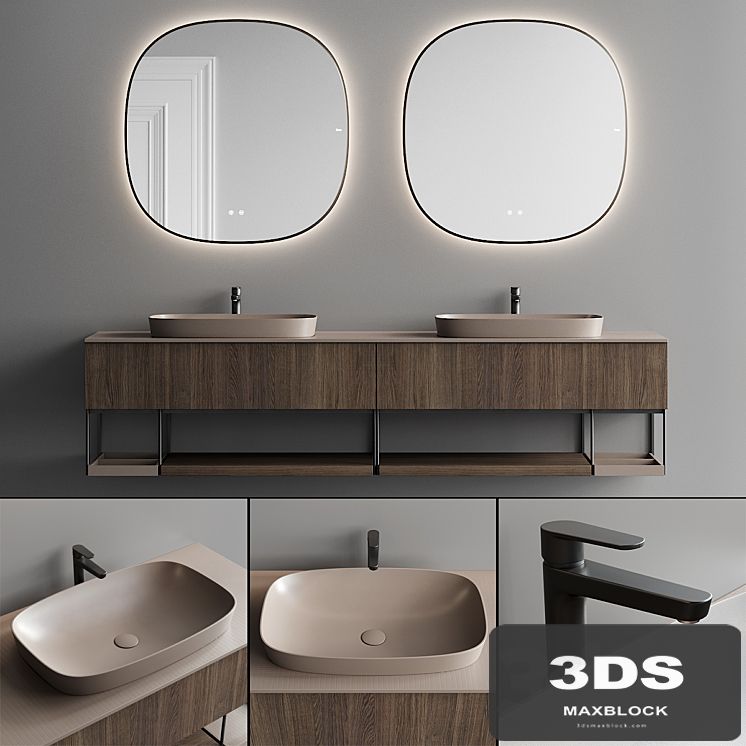 Fiora Sen Vanity Unit Set 2