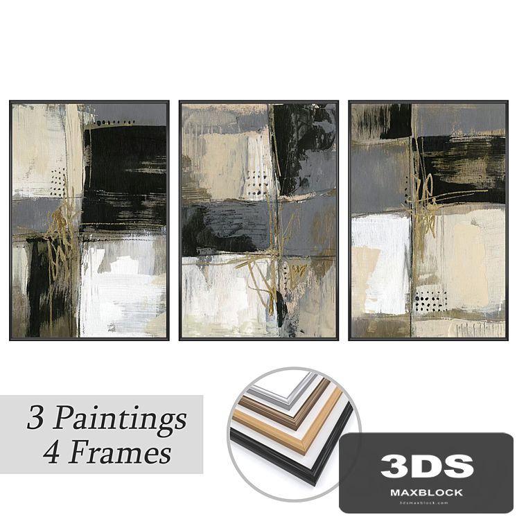 Set of wall paintings No 3549