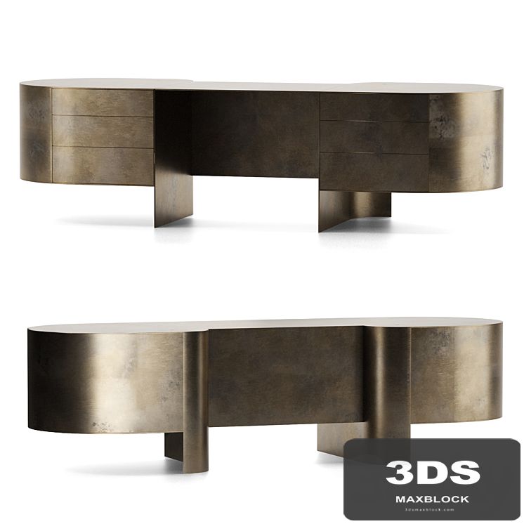 Brass Console by Brian Thoreen