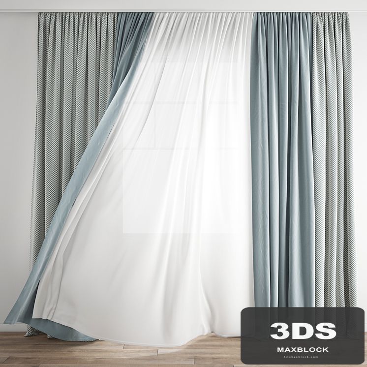 Curtain 267 / Wind blowing effect 2