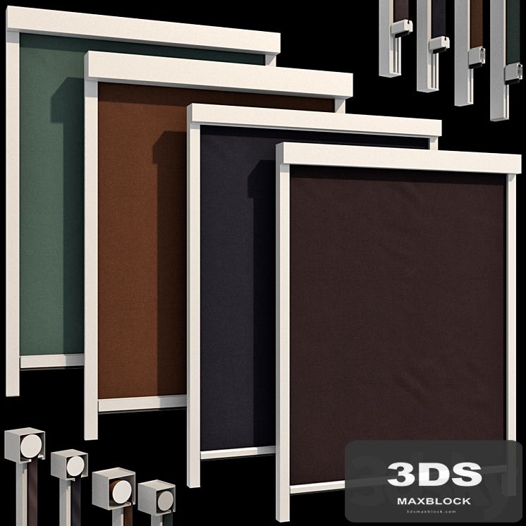 Roller blinds set
