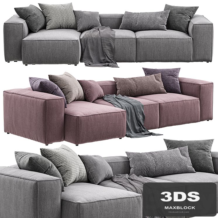 Bolia - Cosima (3-seat chaise longue sofa)