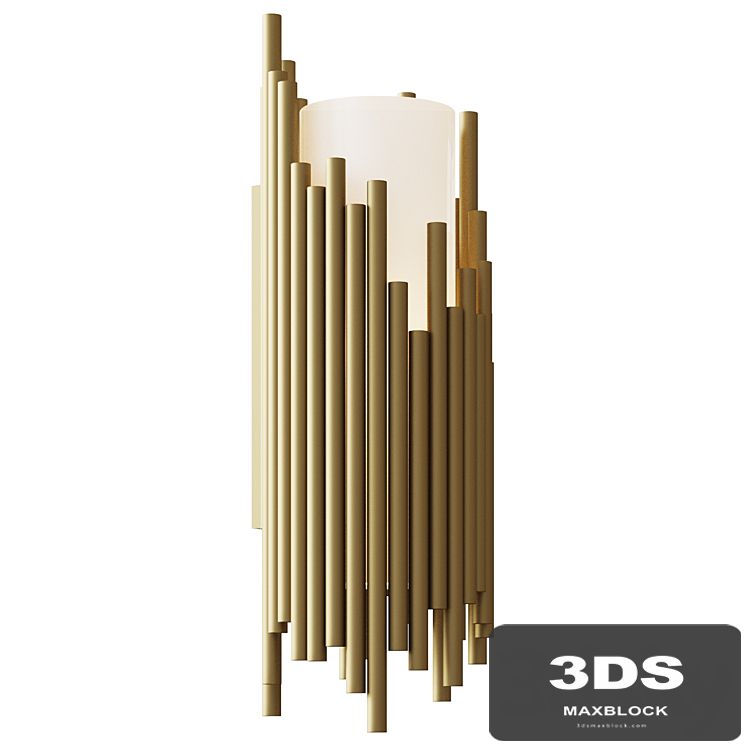 Sconce Bartoli antique brass finish Eichholtz