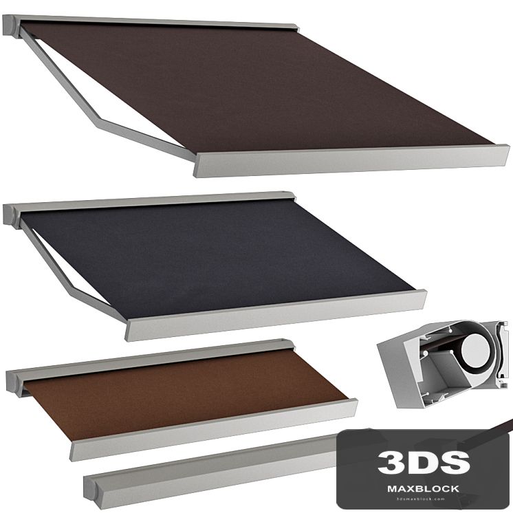 Sliding outdoor awning sun canopy