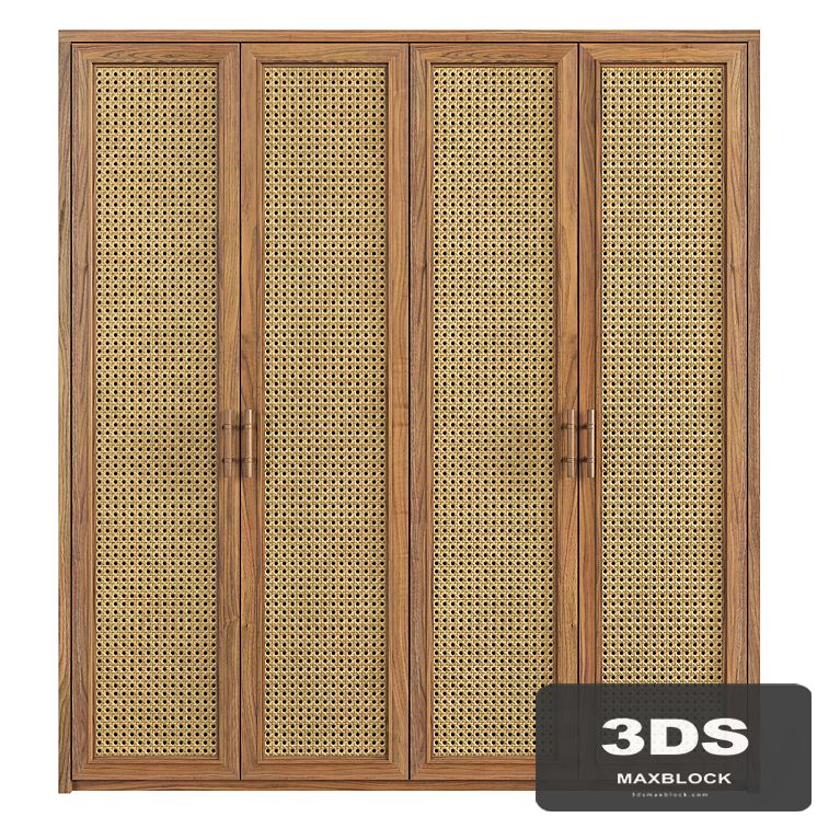 Rattan Wardrobe