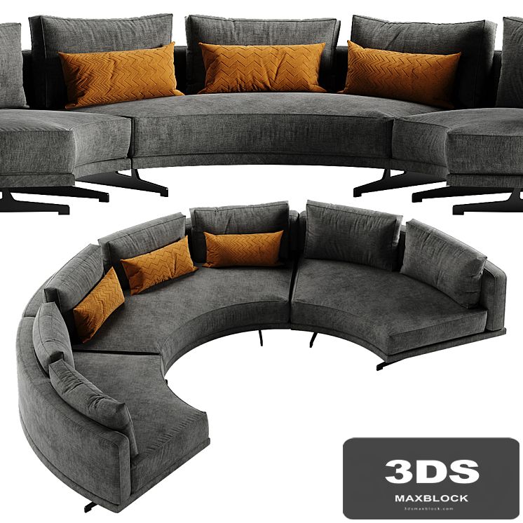 Frigerio Salotti Horizon sectional sofa