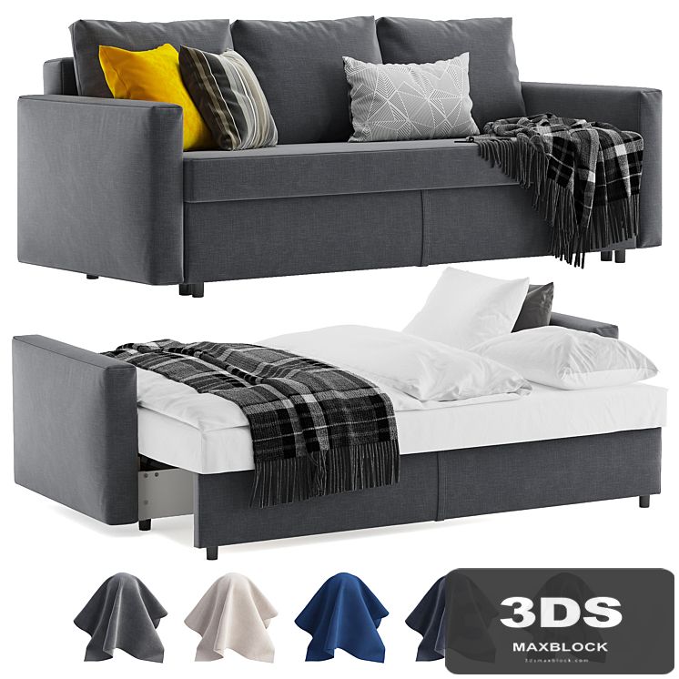 Ikea Friheten sleeper sofa 3 seats