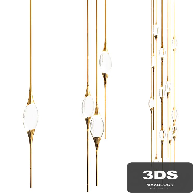 Pezzo round chandelier