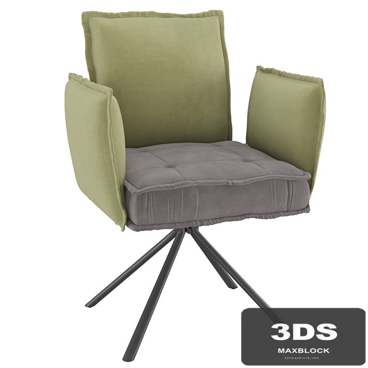 Homary-Modern Upholstered Velvet Accent Chair Soft Chair in Carbon Steel Legs