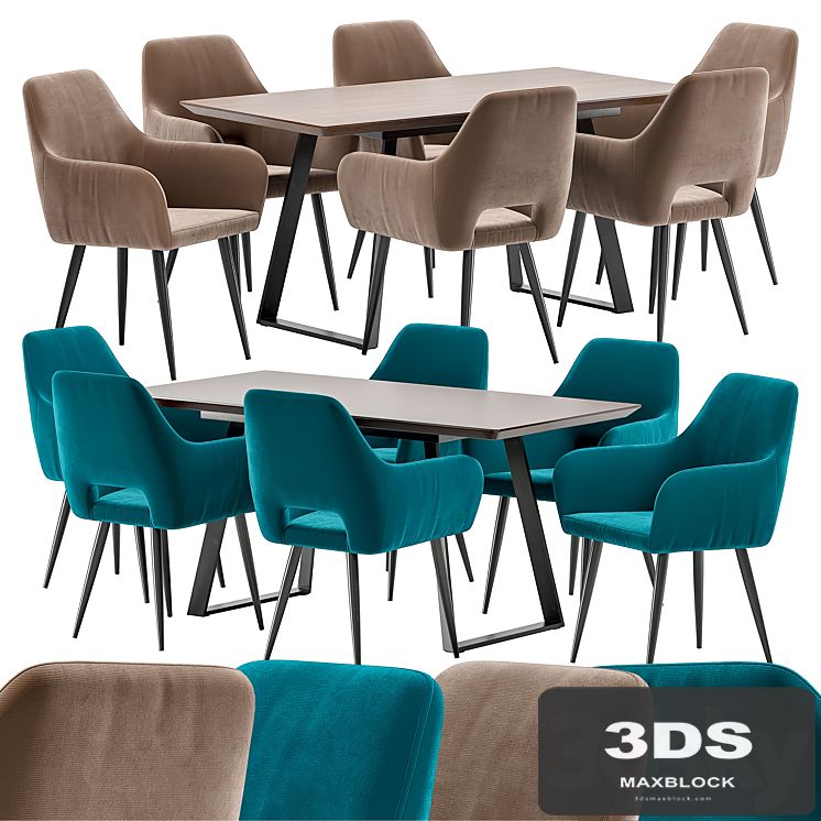 Flex dining chair and Stockholm table