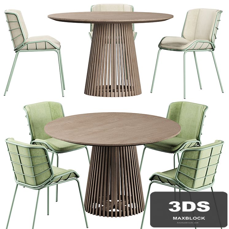 Irune Ola Forma Table Traba GIACOMO CATTANI chair