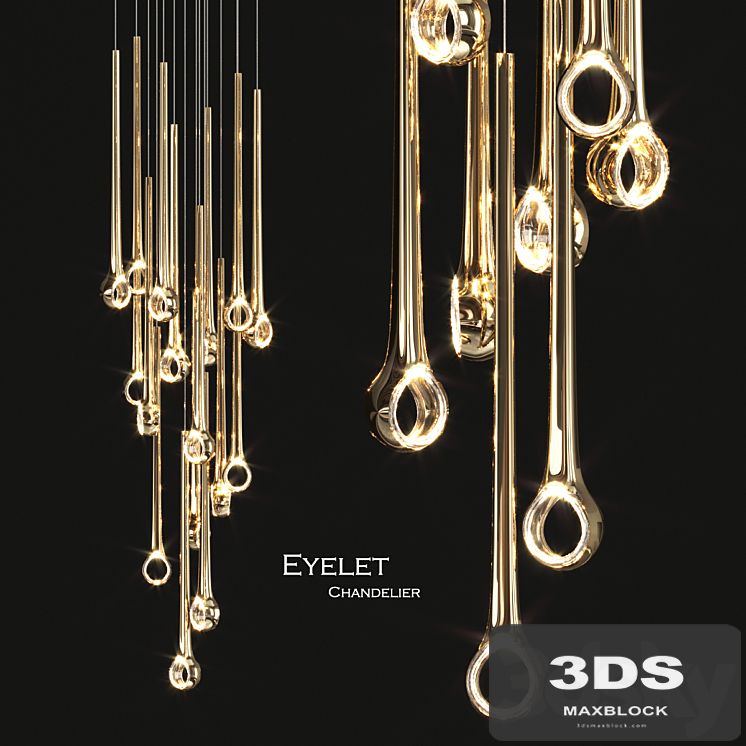 Eyelet Chandelier by Sans Souci