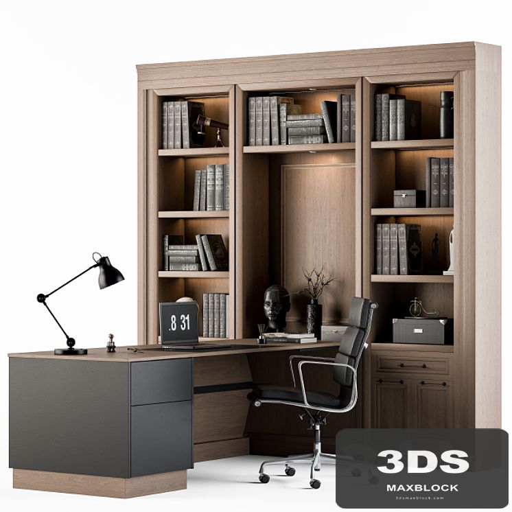Office Furniture - T-Desk Manager Set 28