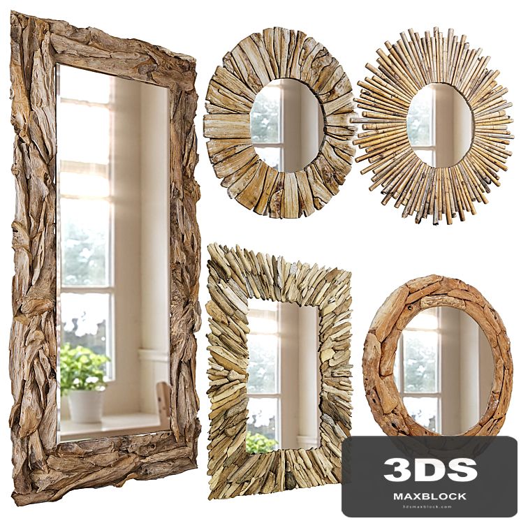 Firewood mirror wood