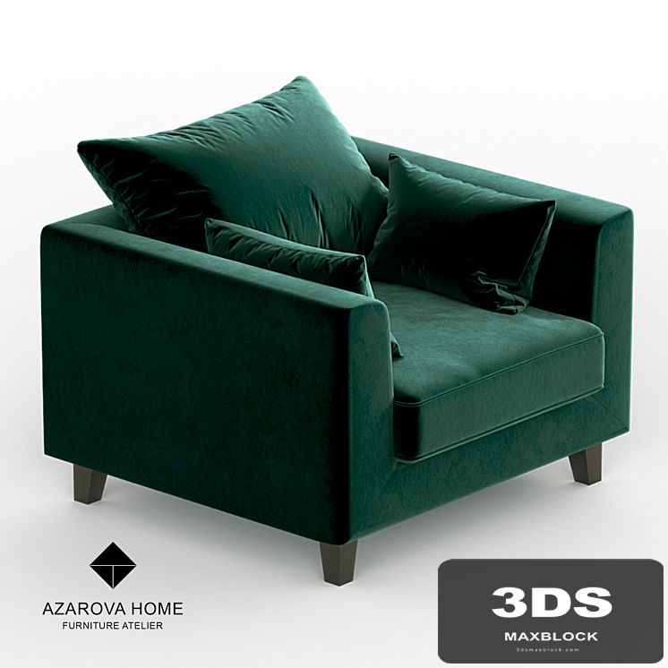 OM chair Azarova Home Armchair Ciccone