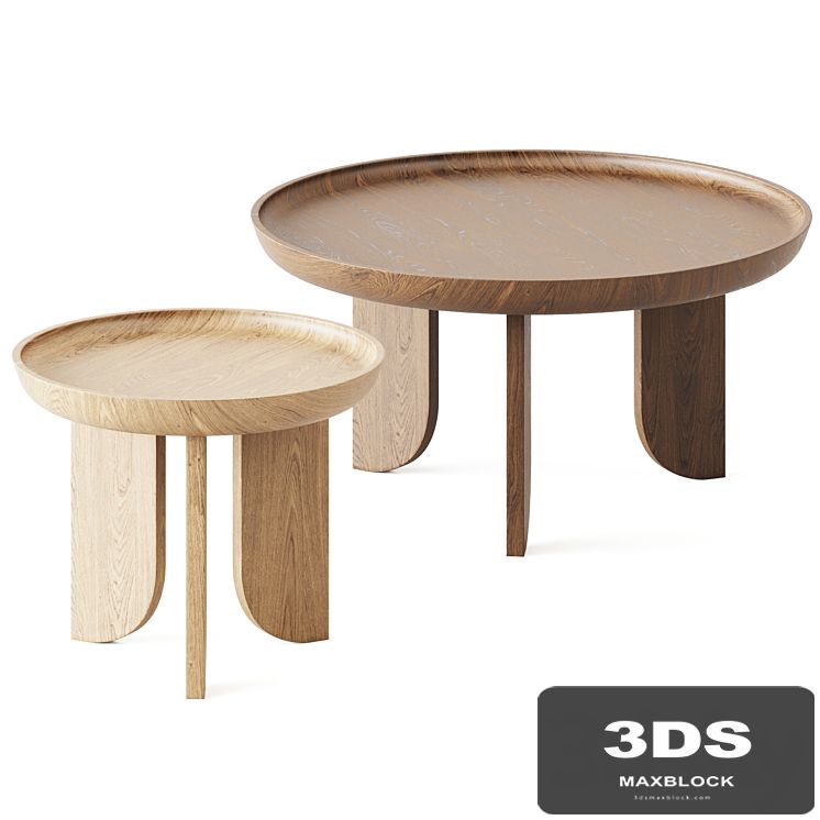 Dish Coffee Table by Grain