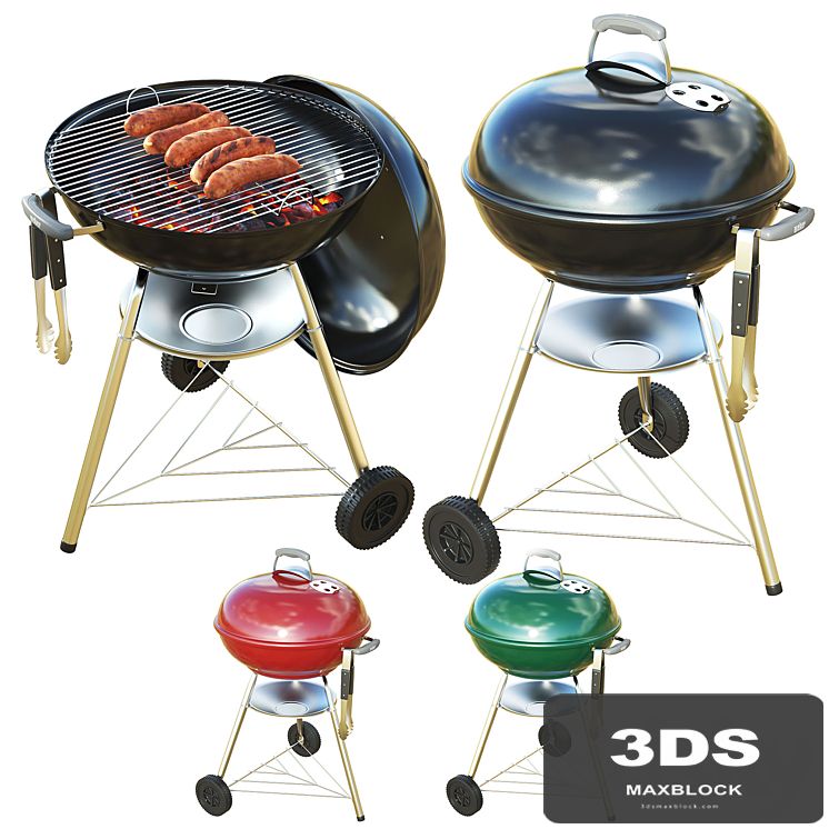 Portable Kettle BBQ Grill