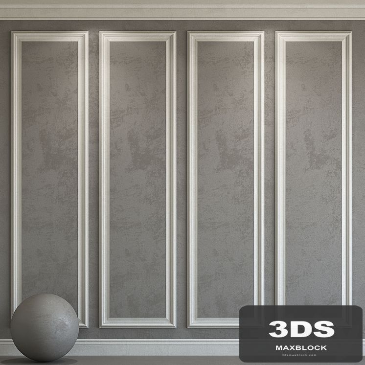 Decorative plaster with molding 201