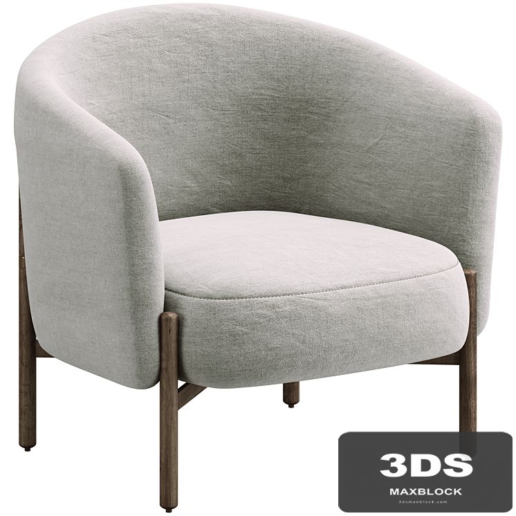 Armchair Isak by lulu and georgia