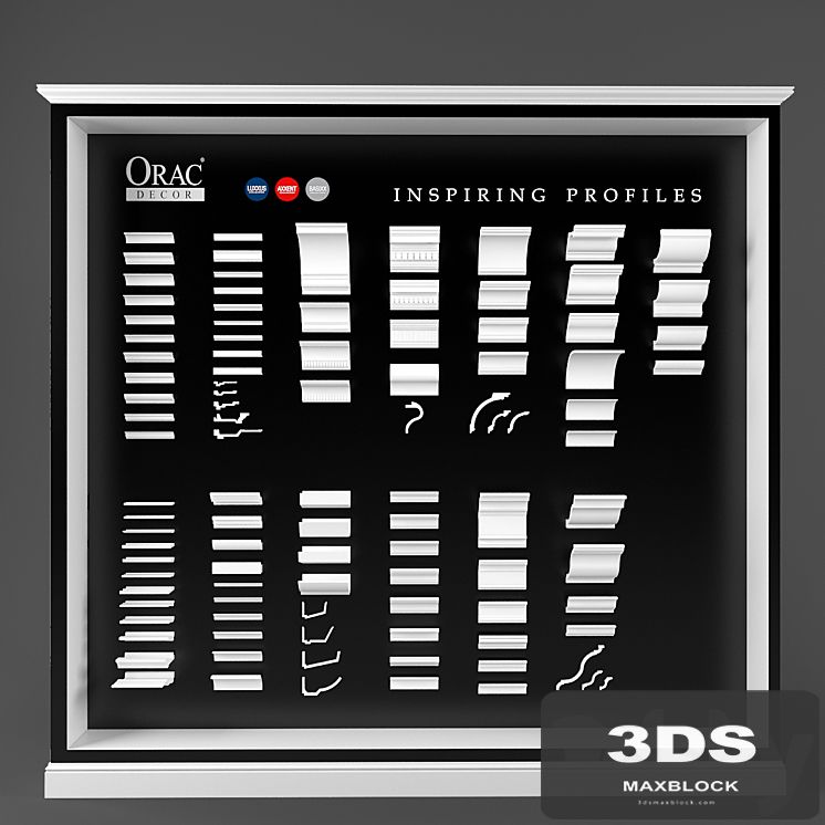 Collection of ceiling moldings Orac Decor (85 profiles)
