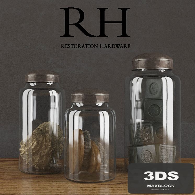 Pharmacy Zinc & Glass / Restoration Hardware