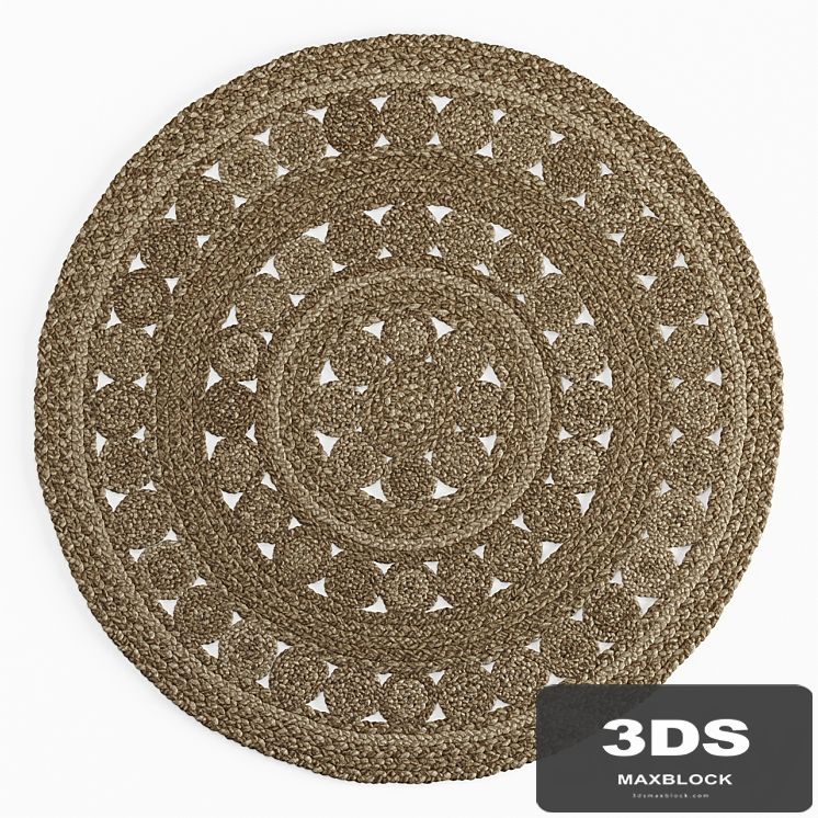 Round Jute Rug by Serena & Lily