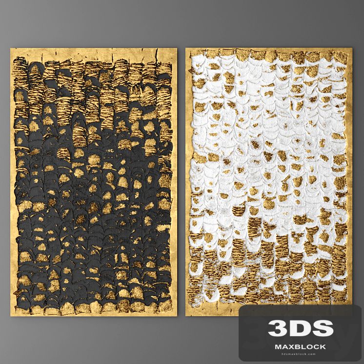 Decor for wall. Panel. 3D