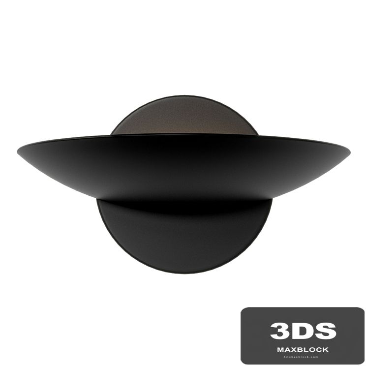 Spanish Black Wall Sconces by Leonardo Marelli