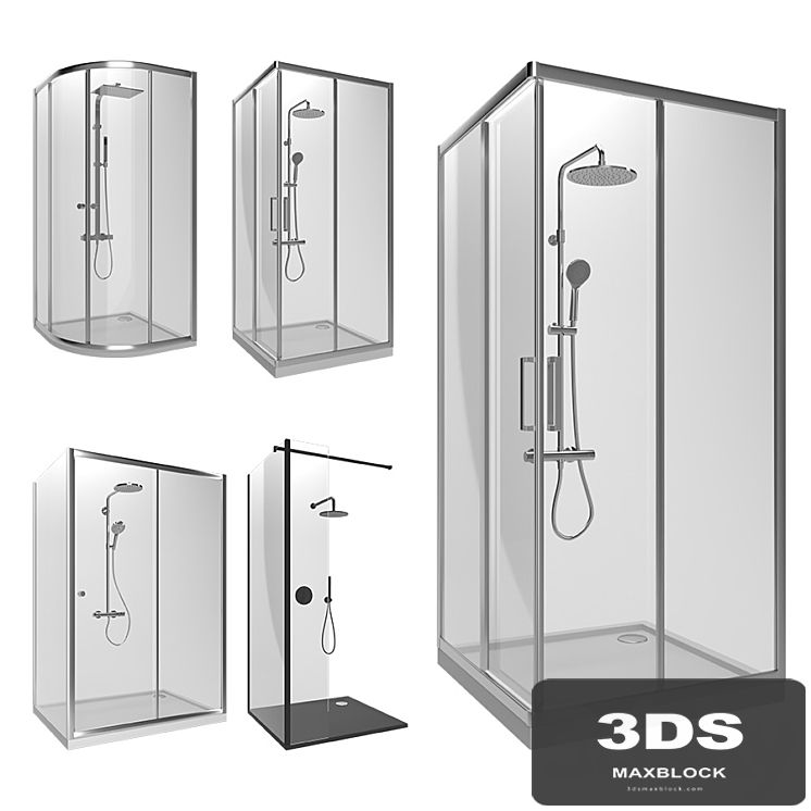 Omnires Shower Enclosures set 2