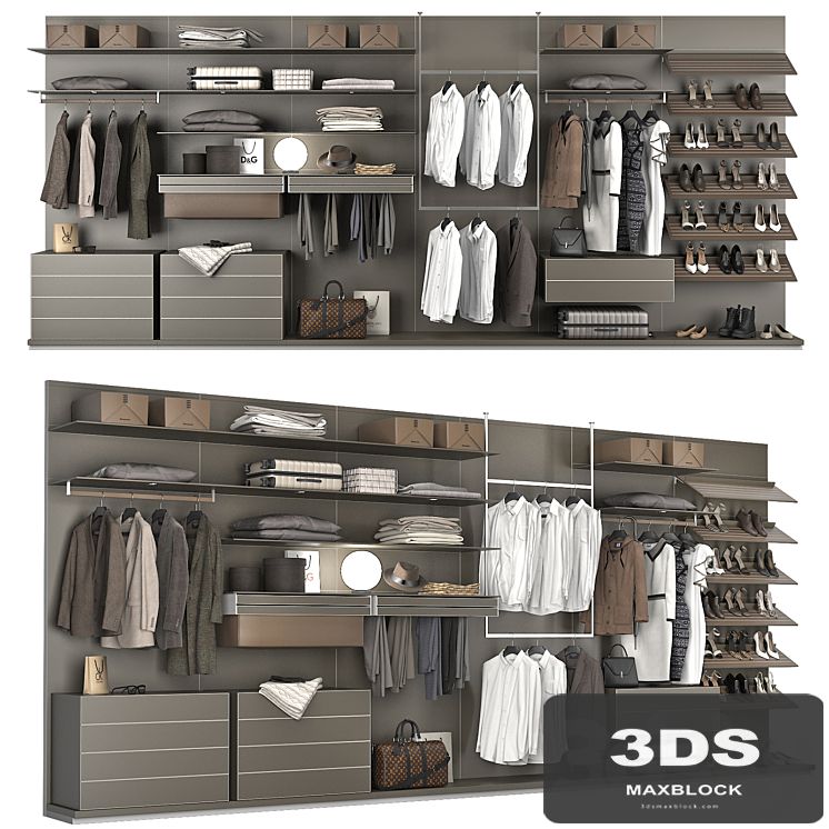 Rimadesio Abacus Walk-in Closet 1