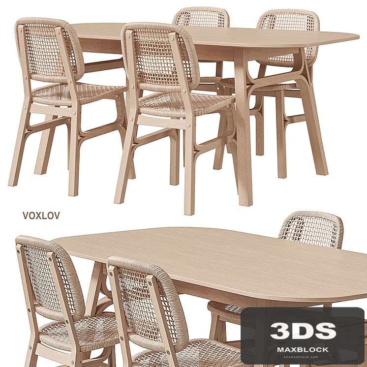 IKEA VOXLÖV Dining table and chair