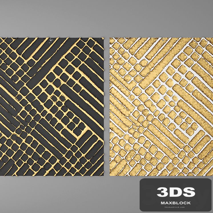 Decor for wall. Panel. 3D