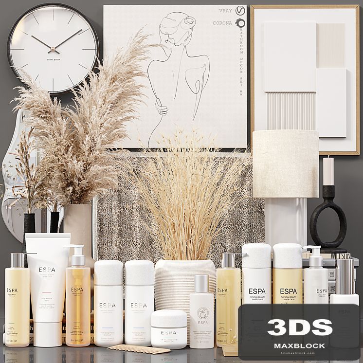 Bathroom Decor Set 09