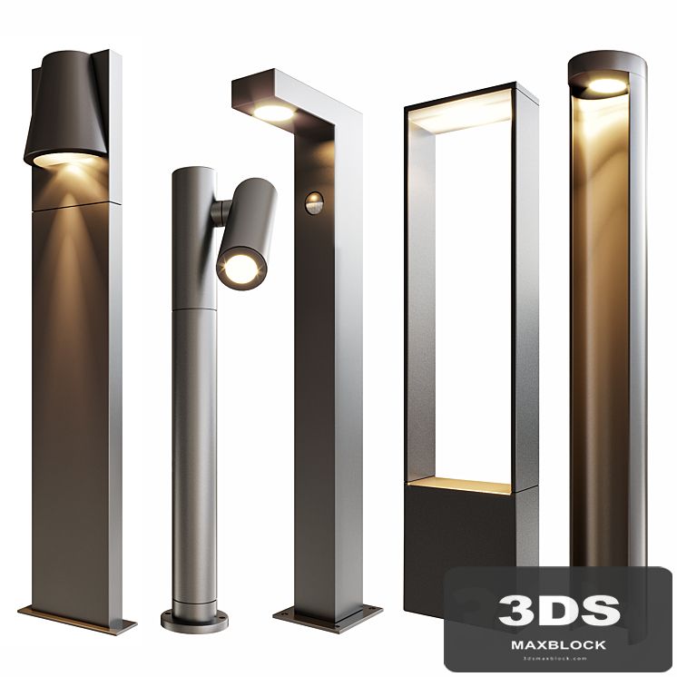 Lucide bollard lights