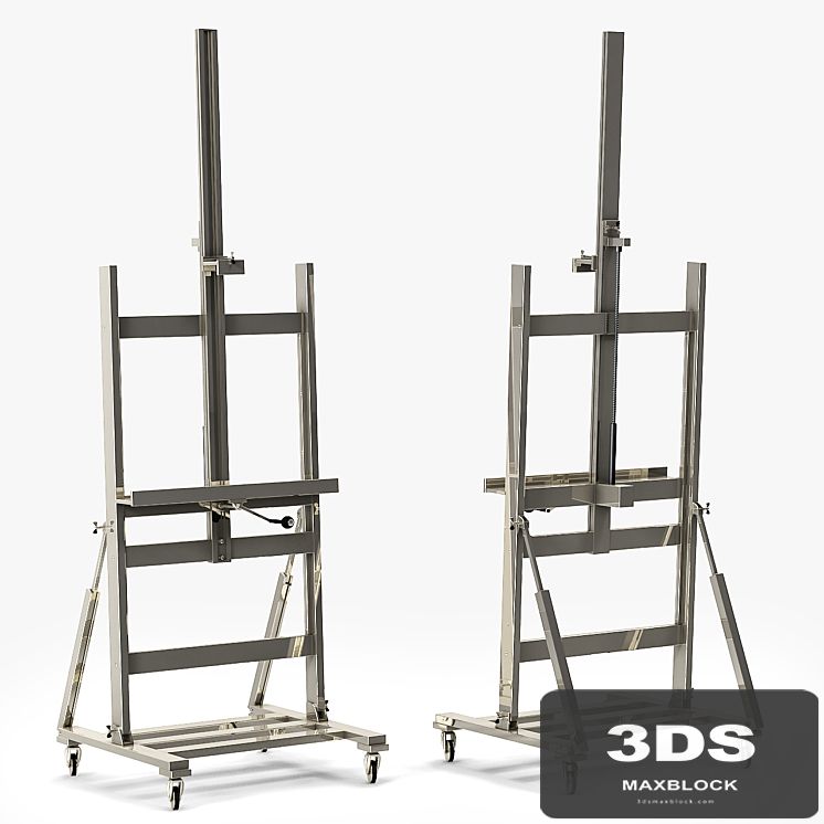 Restoration Hardware POLISHED NICKEL TV EASEL