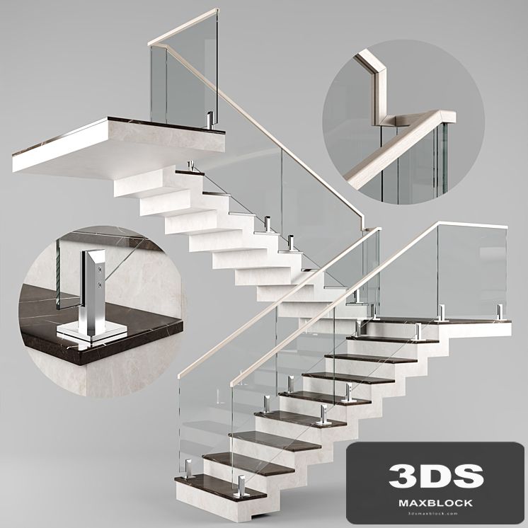 Modern interior stair 03