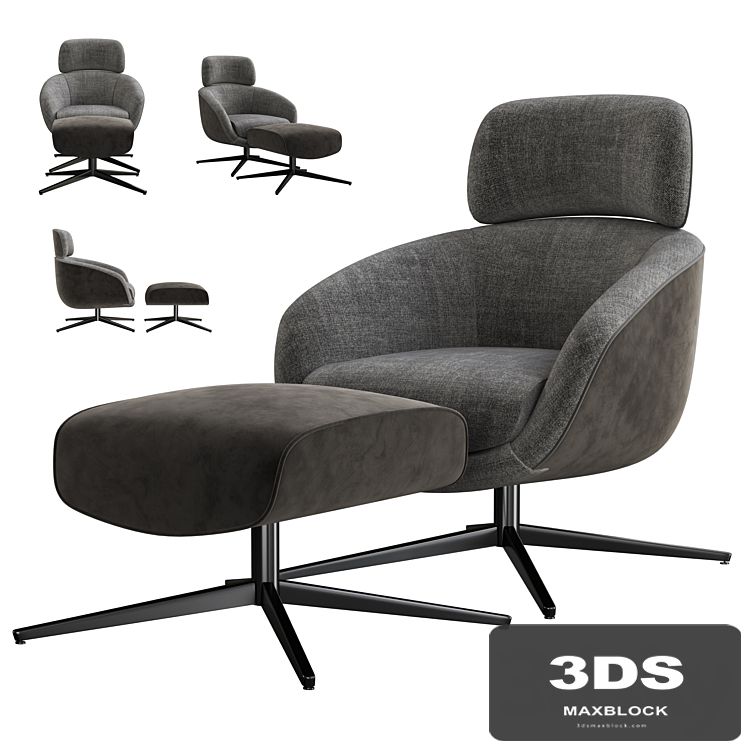 Minotti russell armchair