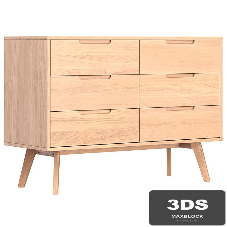 Jenson wide chest of drawers