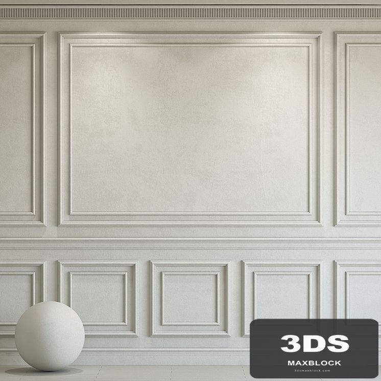 Decorative plaster with molding 215