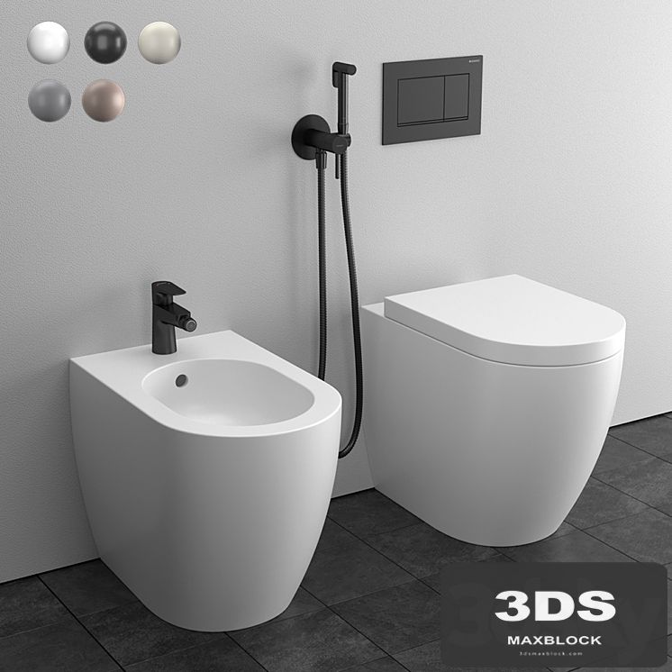 Cielo Smile Back to wall WC / Bidet