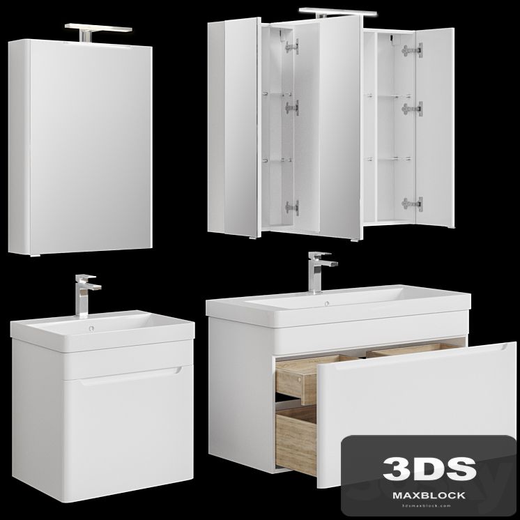 Furniture set Sofia white 50/60/80/105 and Pencil case