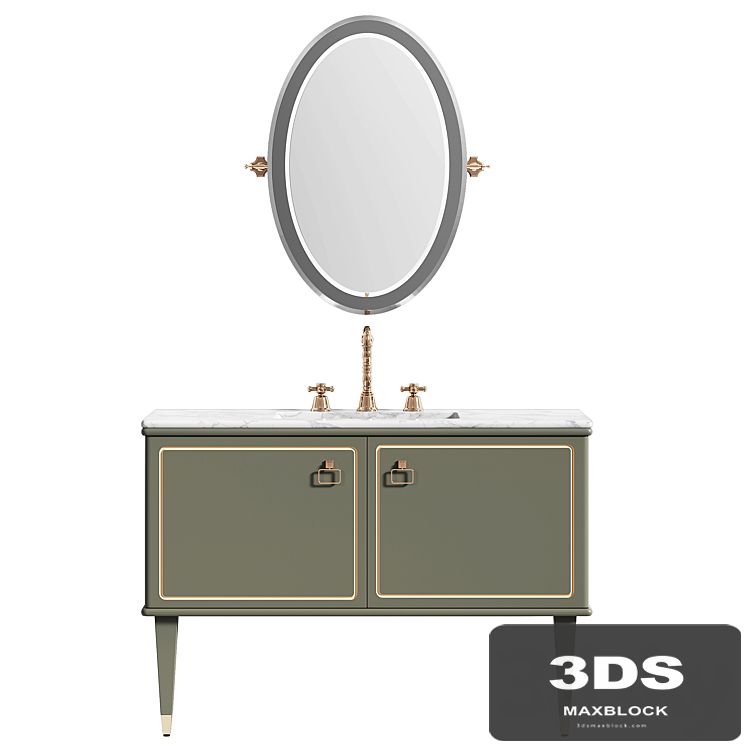 MIA ITALIA collection TORINO washbasin set.4