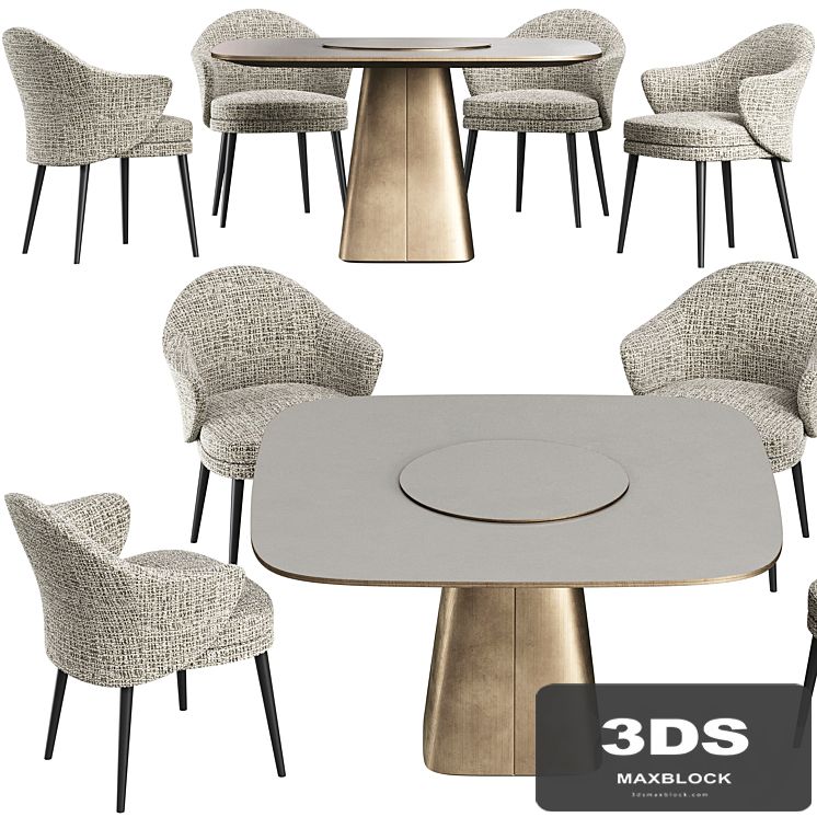 Dining table Wooddi Kahli and chair Lavsit Andy