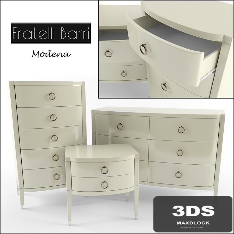 Fratelli Barri Modena drawers and cabinet