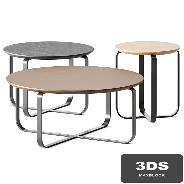 Wooden Coffee Tables Clik Cruceta by Kendo Mobiliario