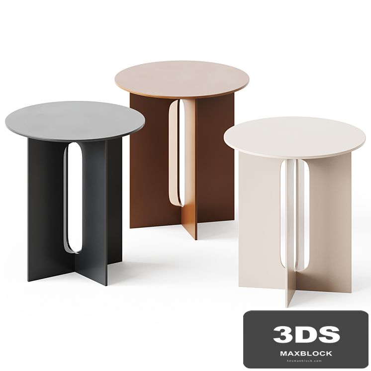 Androgyne side table by Menu