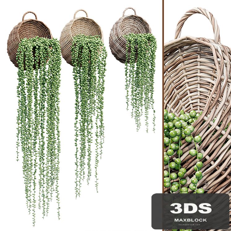 Wicker basket one