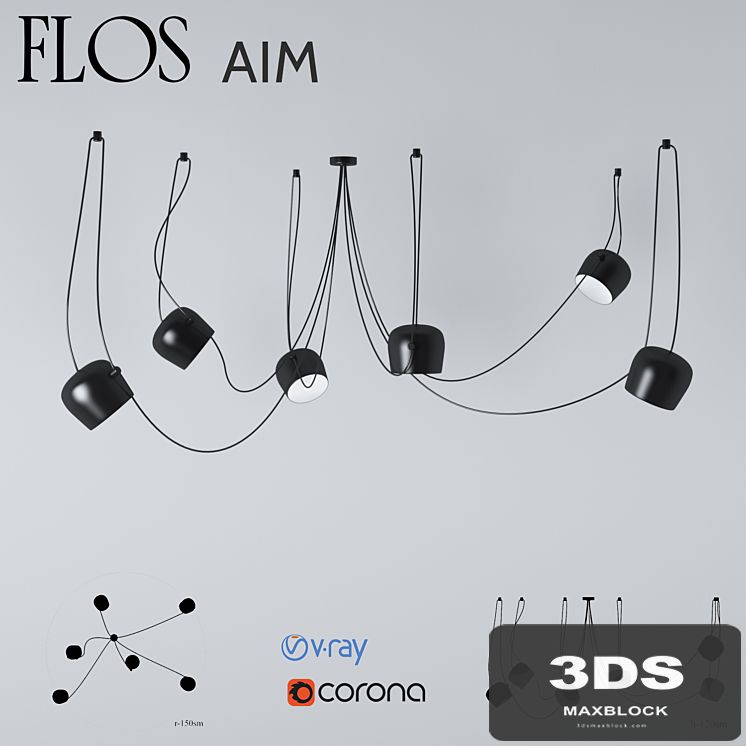 Flos Aim (6) designed by R. &amp; E. Bouroullec